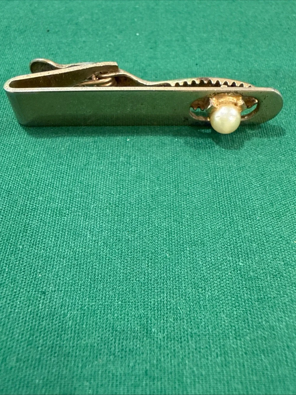 Swank Vintage Gold-Tone Tie Bar Clip 71B